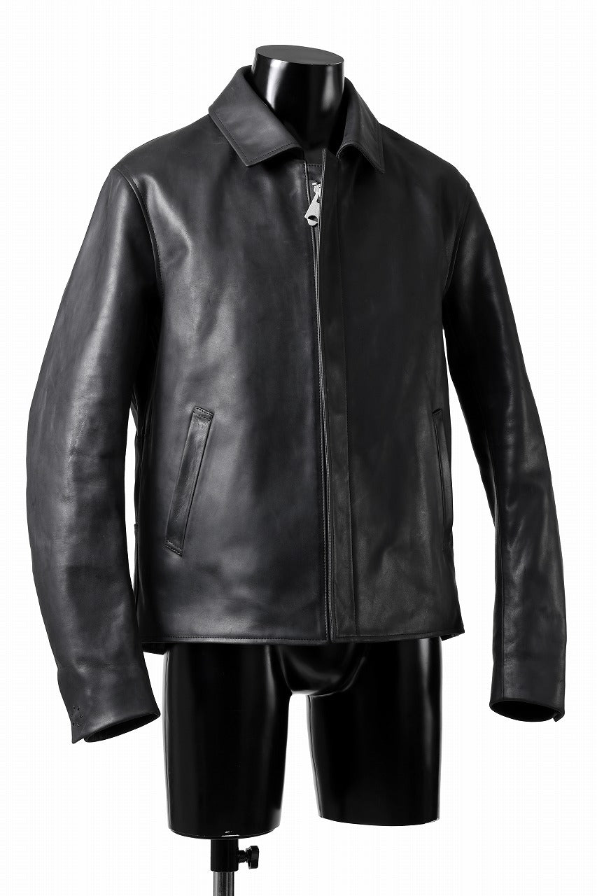 ierib exclusive Lukas Jacket / Horse Nubuck Leather (BLACK)