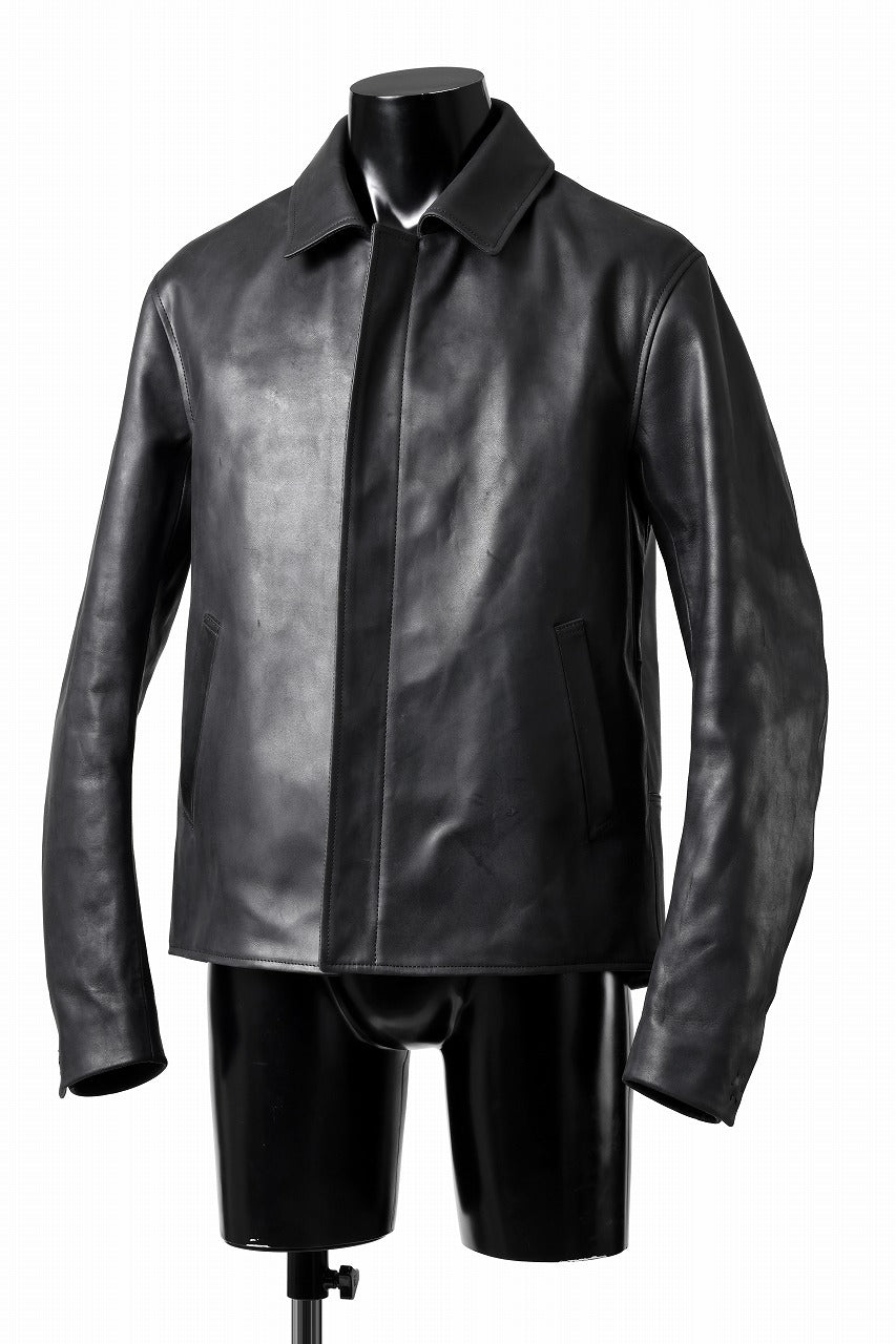 ierib exclusive Lukas Jacket / Horse Nubuck Leather (BLACK)