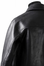 画像をギャラリービューアに読み込む, ierib exclusive Lukas Jacket / Horse Nubuck Leather (BLACK)