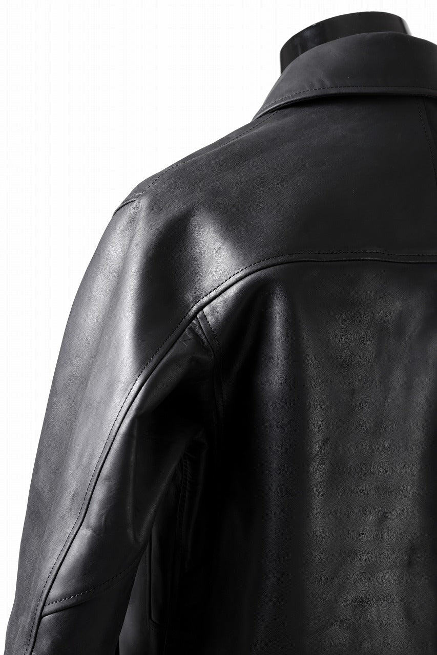 画像をギャラリービューアに読み込む, ierib exclusive Lukas Jacket / Horse Nubuck Leather (BLACK)