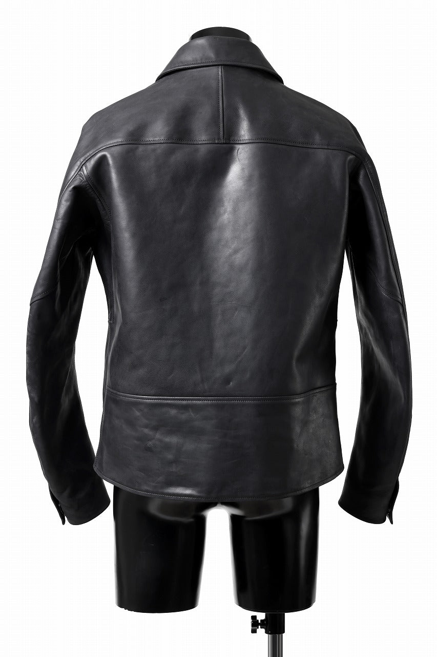 ierib exclusive Lukas Jacket / Horse Nubuck Leather (BLACK)