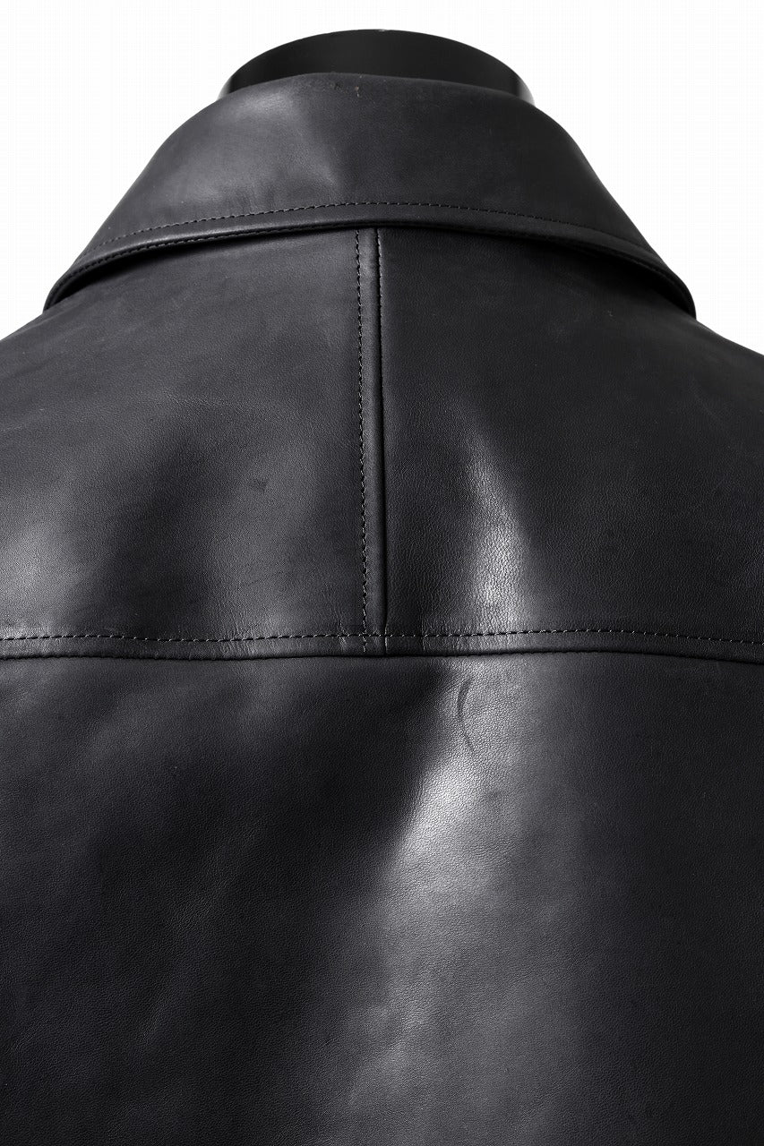 ierib exclusive Lukas Jacket / Horse Nubuck Leather (BLACK)