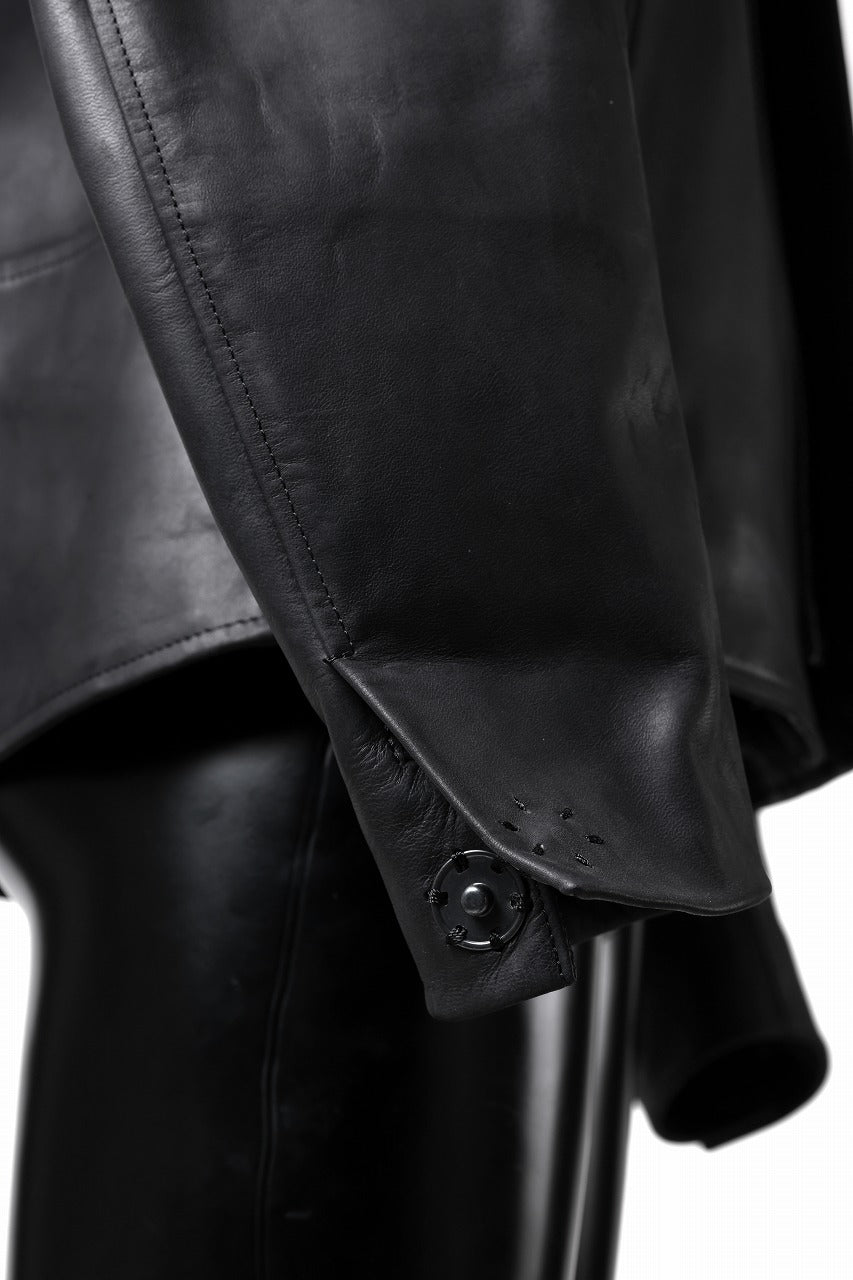 ierib exclusive Lukas Jacket / Horse Nubuck Leather (BLACK)