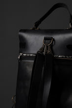 画像をギャラリービューアに読み込む, ierib exclusive GV Ruck Sack / Shell Cordovan + Shiny Horse Leather (BLACK)