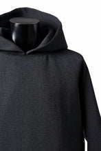 画像をギャラリービューアに読み込む, OPPOSE DUALITY KEEPERS TWEED HOODIE / WOOL TWEED (BLACK)