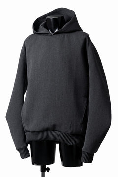 画像をギャラリービューアに読み込む, OPPOSE DUALITY KEEPERS TWEED HOODIE / WOOL TWEED (BLACK)