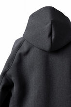 画像をギャラリービューアに読み込む, OPPOSE DUALITY KEEPERS TWEED HOODIE / WOOL TWEED (BLACK)