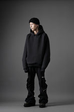 画像をギャラリービューアに読み込む, OPPOSE DUALITY KEEPERS TWEED HOODIE / WOOL TWEED (BLACK)