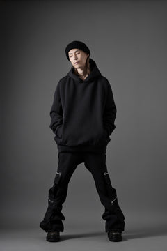 画像をギャラリービューアに読み込む, OPPOSE DUALITY KEEPERS TWEED HOODIE / WOOL TWEED (BLACK)