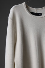 画像をギャラリービューアに読み込む, A.F ARTEFACT exclusive REGULAR FIT TOP / RIB KNIT JERSEY (IVORY)