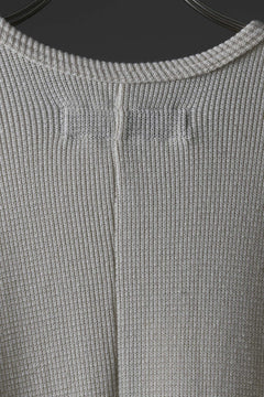 画像をギャラリービューアに読み込む, A.F ARTEFACT exclusive REGULAR FIT TOP / RIB KNIT JERSEY (IVORY)