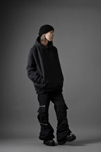 画像をギャラリービューアに読み込む, OPPOSE DUALITY KEEPERS TWEED HOODIE / WOOL TWEED (BLACK)