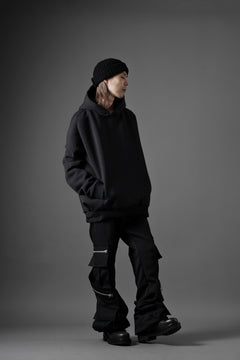 画像をギャラリービューアに読み込む, OPPOSE DUALITY KEEPERS TWEED HOODIE / WOOL TWEED (BLACK)