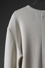 画像をギャラリービューアに読み込む, A.F ARTEFACT exclusive REGULAR FIT TOP / RIB KNIT JERSEY (IVORY)