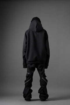 画像をギャラリービューアに読み込む, OPPOSE DUALITY KEEPERS TWEED HOODIE / WOOL TWEED (BLACK)