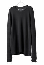 画像をギャラリービューアに読み込む, A.F ARTEFACT exclusive REGULAR FIT TOP / RIB KNIT JERSEY (BLACK)