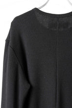 画像をギャラリービューアに読み込む, A.F ARTEFACT exclusive REGULAR FIT TOP / RIB KNIT JERSEY (BLACK)