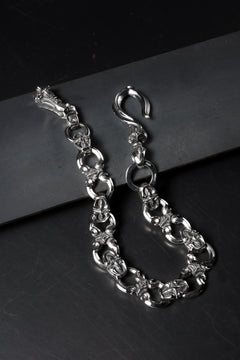 Load image into Gallery viewer, Loud Style Design - GET IN THE RING - SHADOW GRAVE - &quot;LGWC-003&quot; SILVER WALLET CHAIN