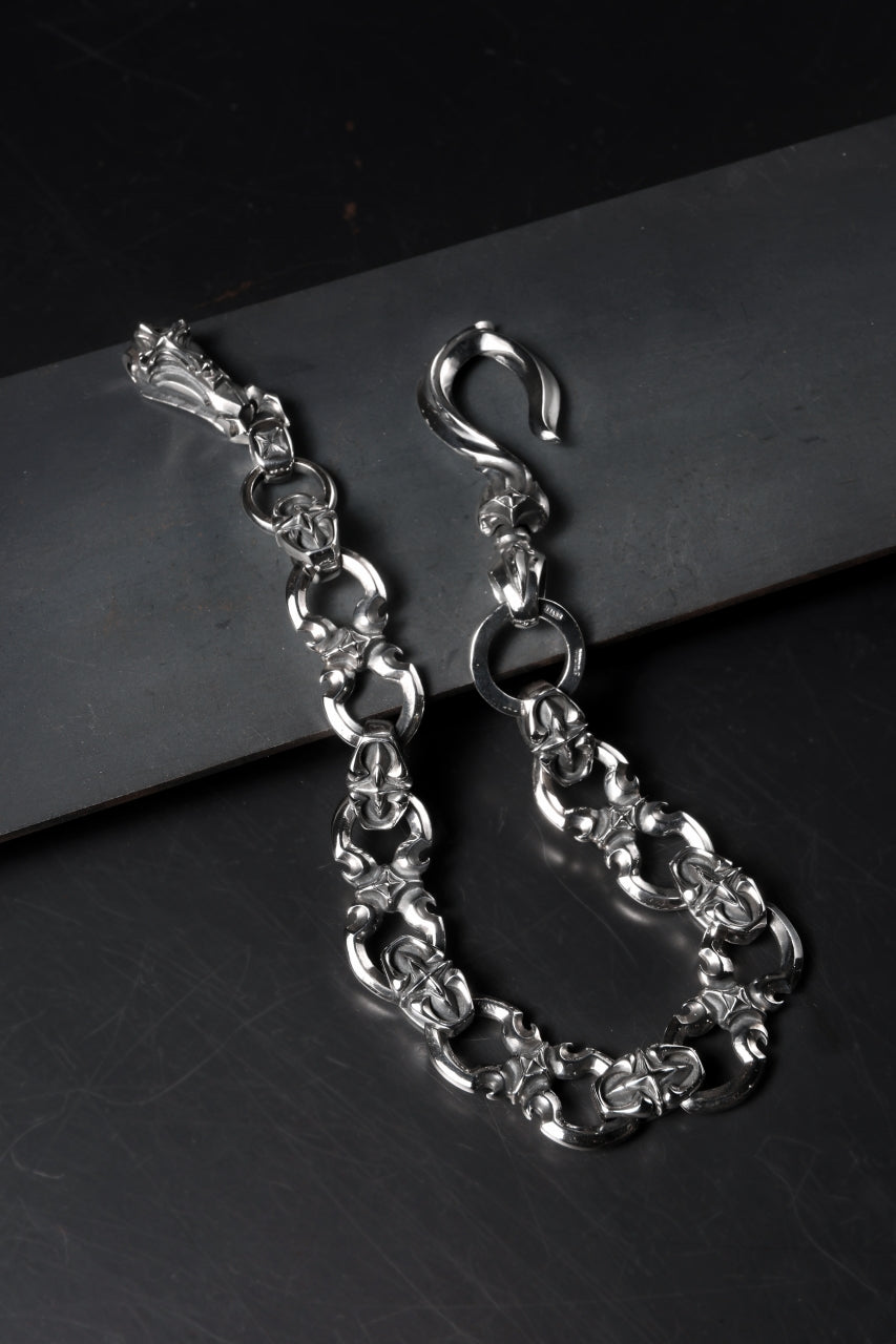 Load image into Gallery viewer, Loud Style Design - GET IN THE RING - SHADOW GRAVE - &quot;LGWC-003&quot; SILVER WALLET CHAIN