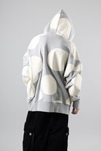 画像をギャラリービューアに読み込む, A.F ARTEFACT POLKA PATTERN SWEAT HOODIE (HEATHER GREY)