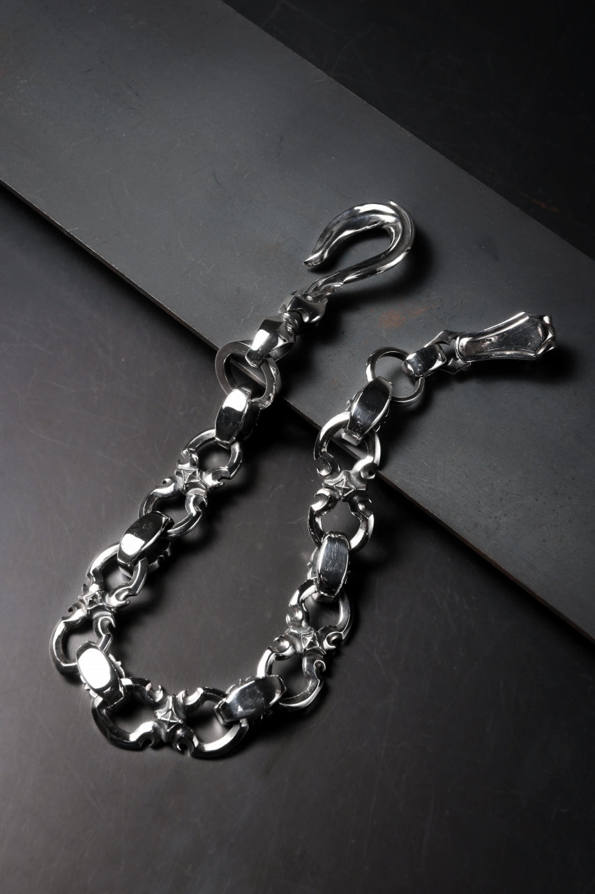Load image into Gallery viewer, Loud Style Design - GET IN THE RING - SHADOW GRAVE - &quot;LGWC-003&quot; SILVER WALLET CHAIN