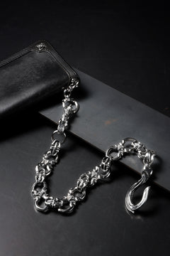 Load image into Gallery viewer, Loud Style Design - GET IN THE RING - SHADOW GRAVE - &quot;LGWC-003&quot; SILVER WALLET CHAIN