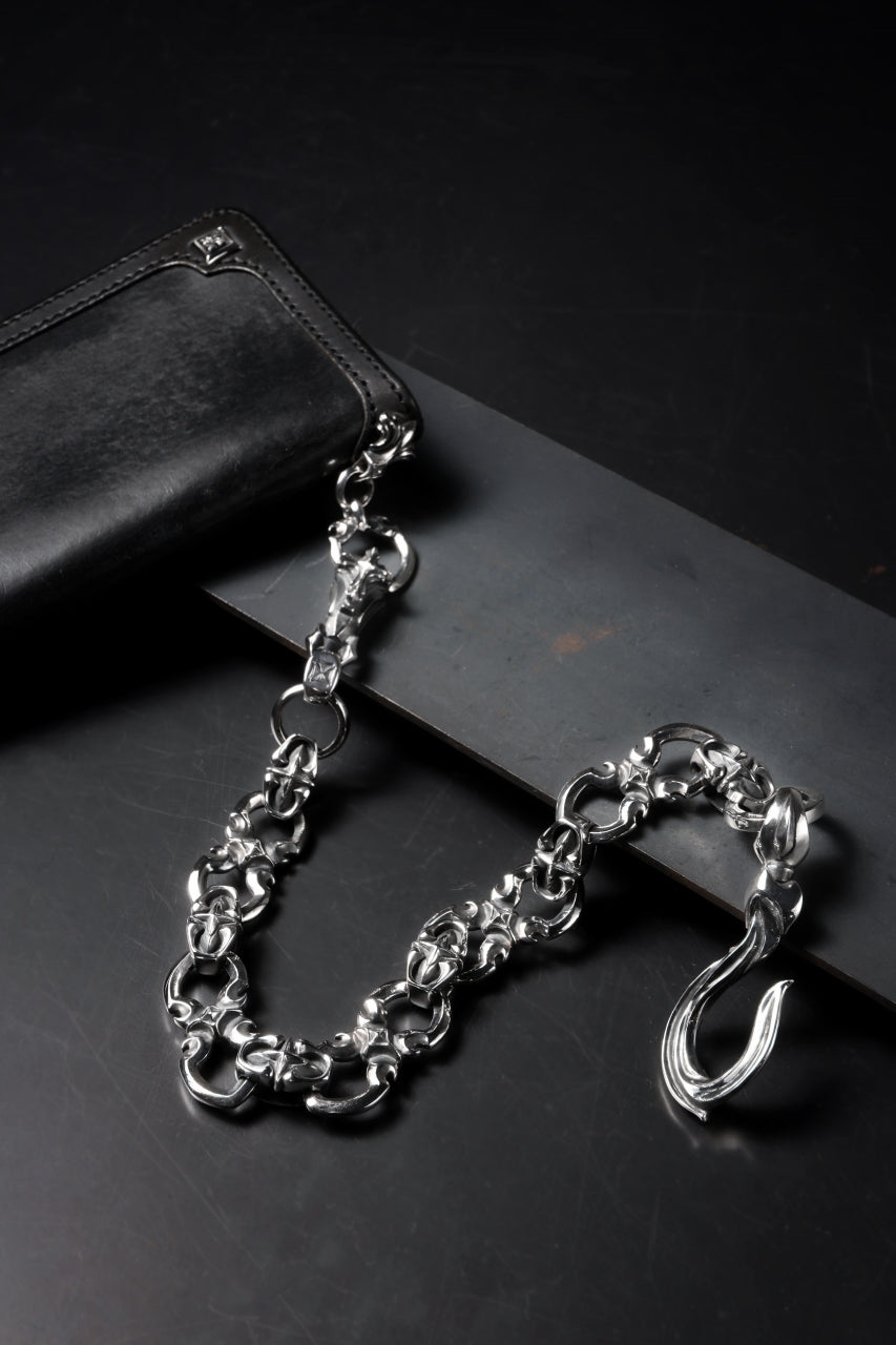 Load image into Gallery viewer, Loud Style Design - GET IN THE RING - SHADOW GRAVE - &quot;LGWC-003&quot; SILVER WALLET CHAIN