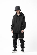 画像をギャラリービューアに読み込む, A.F ARTEFACT FLAP-DETAIL SWEAT HOODIE (BLACK)