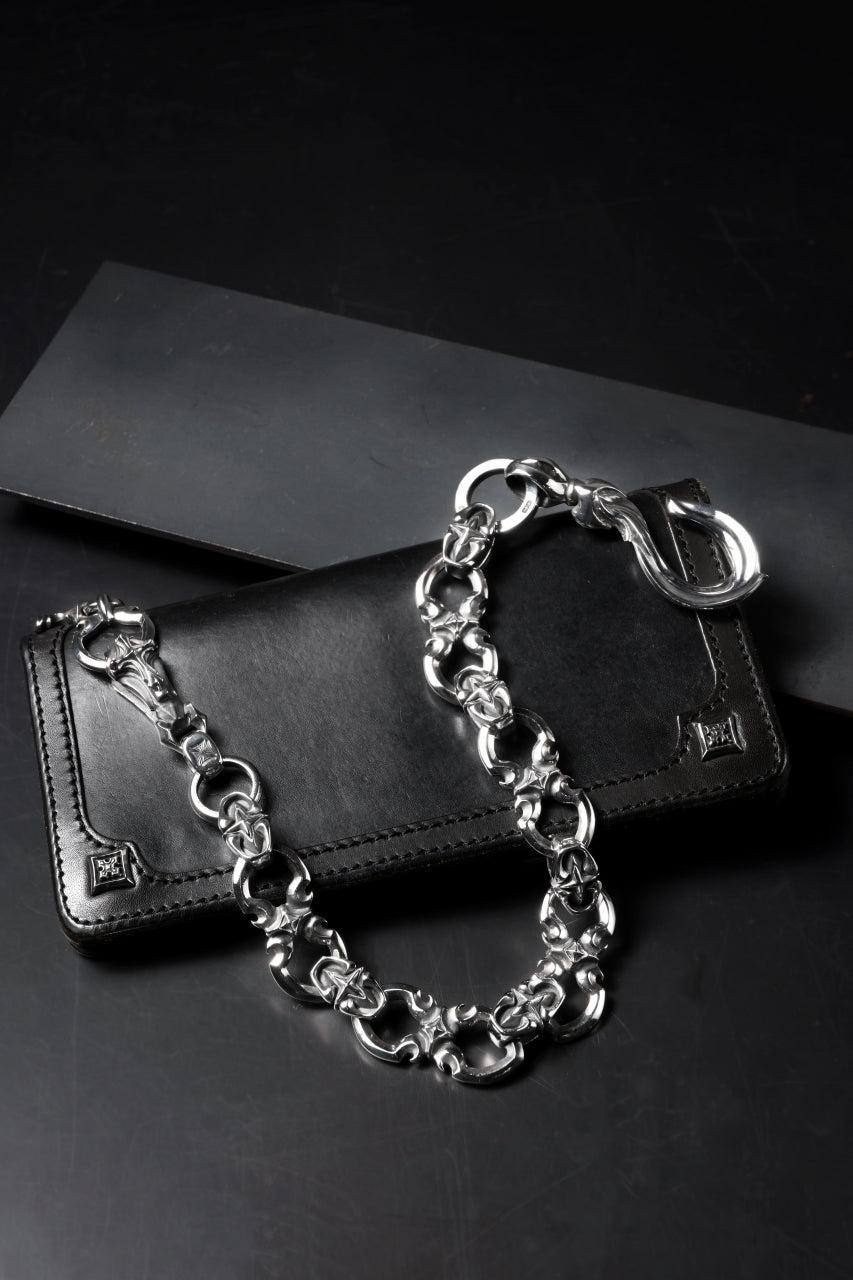 Load image into Gallery viewer, Loud Style Design - GET IN THE RING - SHADOW GRAVE - &quot;LGWC-003&quot; SILVER WALLET CHAIN