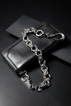 Load image into Gallery viewer, Loud Style Design - GET IN THE RING - SHADOW GRAVE - &quot;LGWC-003&quot; SILVER WALLET CHAIN