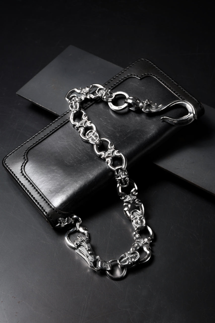 Load image into Gallery viewer, Loud Style Design - GET IN THE RING - SHADOW GRAVE - &quot;LGWC-003&quot; SILVER WALLET CHAIN