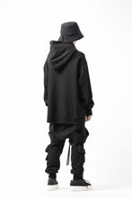 画像をギャラリービューアに読み込む, A.F ARTEFACT FLAP-DETAIL SWEAT HOODIE (BLACK)