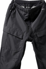 Load image into Gallery viewer, D-VEC x ALMOSTBLACK POLARTEC TROUSERS / WINDSTOPPER BY GORE-TEX LABS 2L (BLACK)