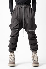 Load image into Gallery viewer, A.F ARTEFACT BELTED CARGO SARROUEL EASY PANTS (DARK GREY)