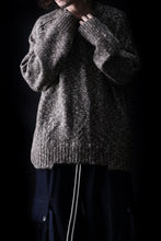 Load image into Gallery viewer, 【SAMPLE SALE】A.F ARTEFACT KNIT SWEATER / MELANGE WOOL (KHAKI)