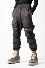 Load image into Gallery viewer, A.F ARTEFACT BELTED CARGO SARROUEL EASY PANTS (DARK GREY)