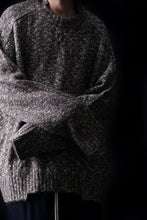 Load image into Gallery viewer, 【SAMPLE SALE】A.F ARTEFACT KNIT SWEATER / MELANGE WOOL (KHAKI)