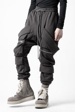 画像をギャラリービューアに読み込む, A.F ARTEFACT BELTED CARGO SARROUEL EASY PANTS (DARK GREY)