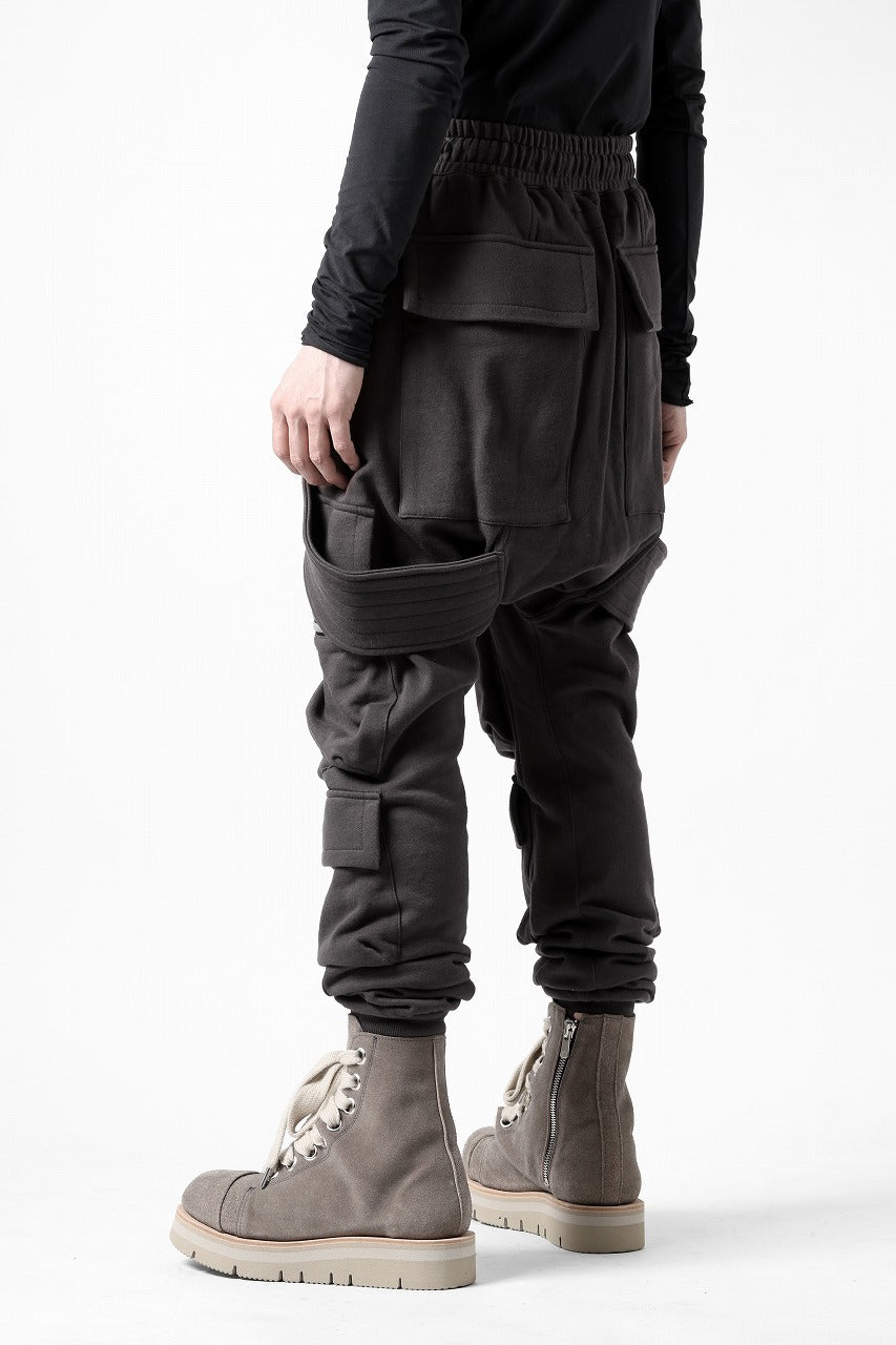 A.F ARTEFACT BELTED CARGO SARROUEL EASY PANTS (DARK GREY)