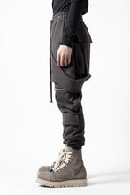 画像をギャラリービューアに読み込む, A.F ARTEFACT BELTED CARGO SARROUEL EASY PANTS (DARK GREY)