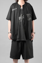画像をギャラリービューアに読み込む, Y-3 Yohji Yamamoto ELITE 5 ZIP BASEBALL SHIRT (BLACK)