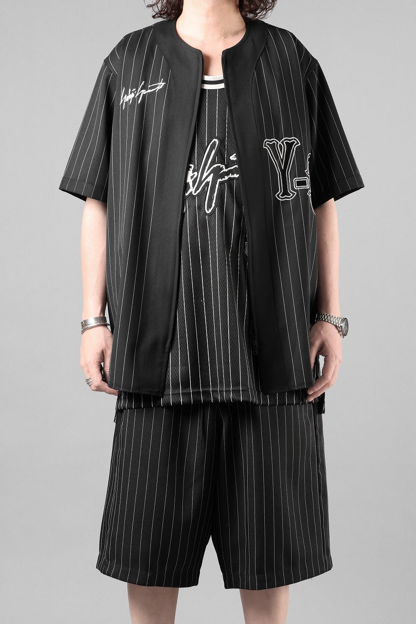 画像をギャラリービューアに読み込む, Y-3 Yohji Yamamoto ELITE 5 ZIP BASEBALL SHIRT (BLACK)
