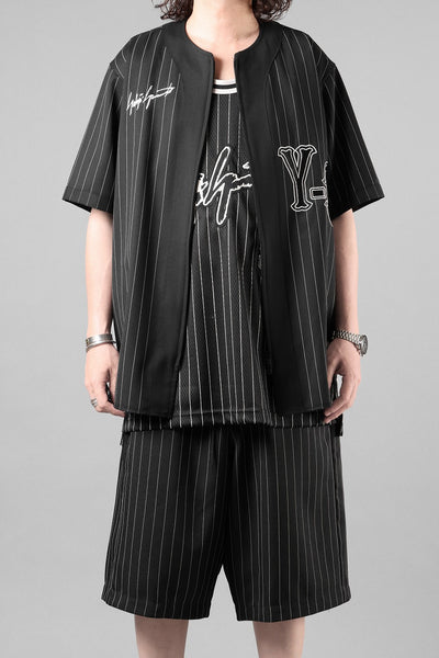 Y-3 Yohji Yamamoto ELITE 5 ZIP BASEBALL SHIRT (BLACK)