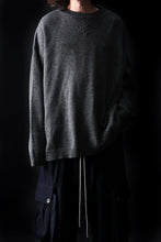 Load image into Gallery viewer, 【SAMPLE SALE】A.F ARTEFACT SIMPLE KNIT SWEATER / SOFT WOOL (GREY)