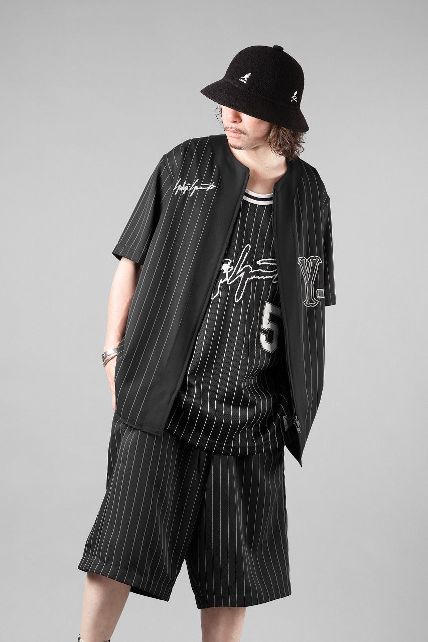 画像をギャラリービューアに読み込む, Y-3 Yohji Yamamoto ELITE 5 ZIP BASEBALL SHIRT (BLACK)