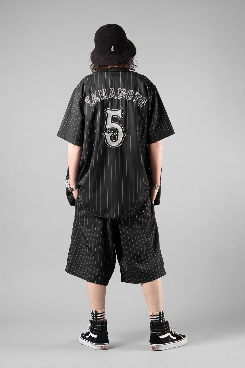 画像をギャラリービューアに読み込む, Y-3 Yohji Yamamoto ELITE 5 ZIP BASEBALL SHIRT (BLACK)