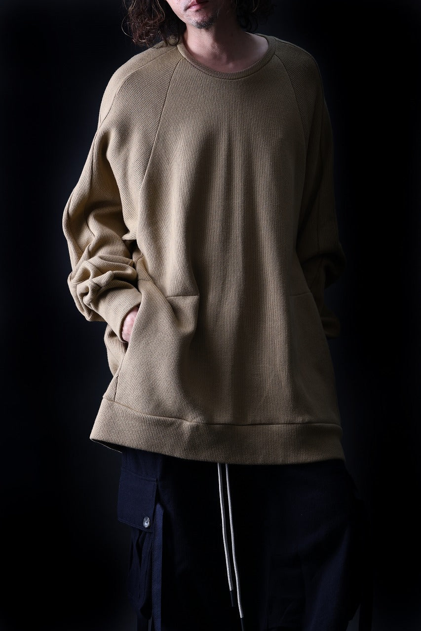 Load image into Gallery viewer, 【SAMPLE SALE】A.F ARTEFACT DOLMAN PULLOVER / COTTON KNIT (BEIGE)