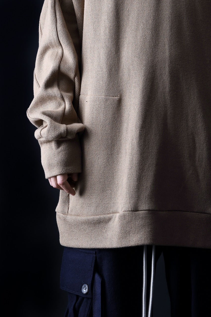 Load image into Gallery viewer, 【SAMPLE SALE】A.F ARTEFACT DOLMAN PULLOVER / COTTON KNIT (BEIGE)