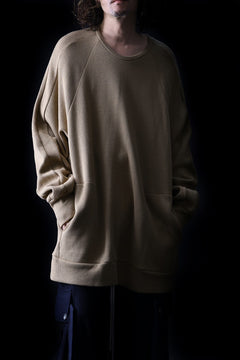 Load image into Gallery viewer, 【SAMPLE SALE】A.F ARTEFACT DOLMAN PULLOVER / COTTON KNIT (BEIGE)