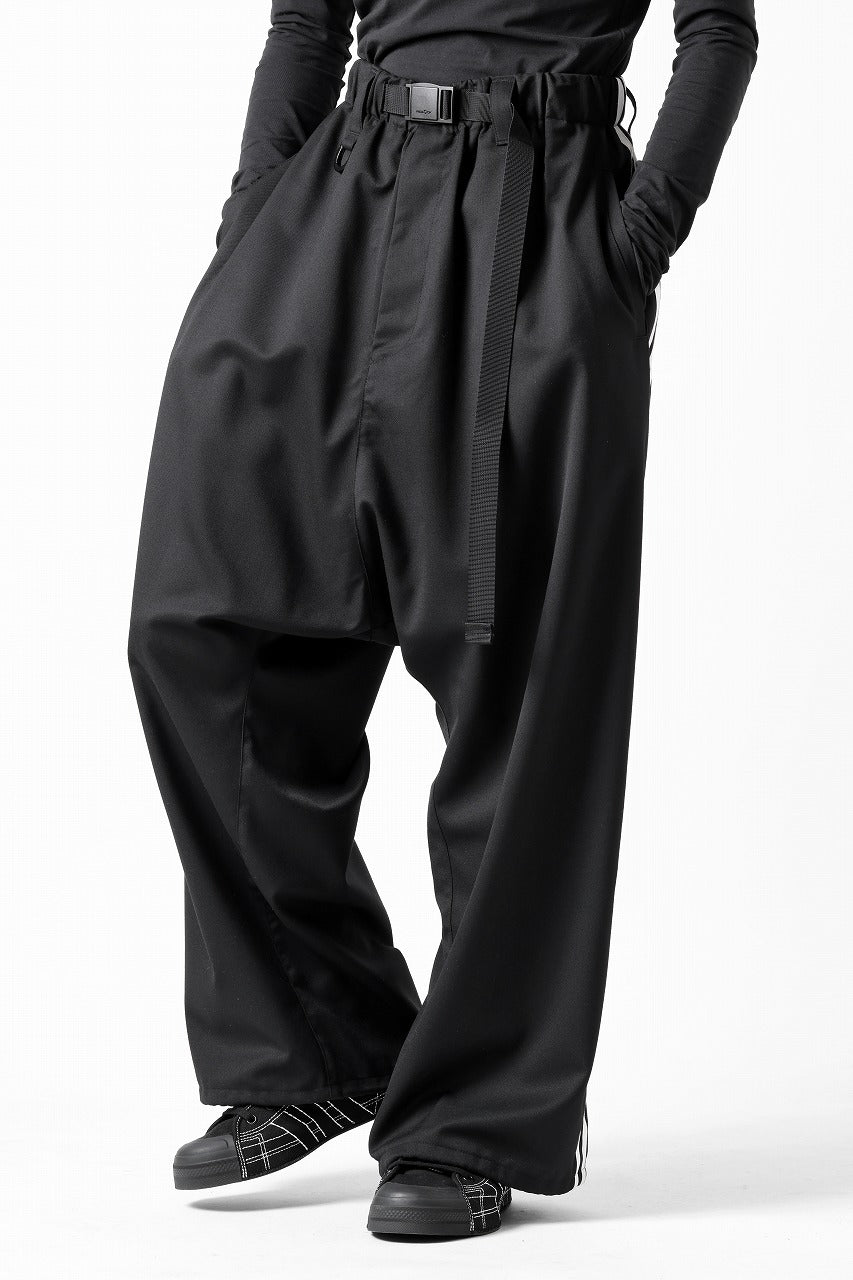 Y-3 Yohji Yamamoto REFIND WOOL PANTS (BLACK)